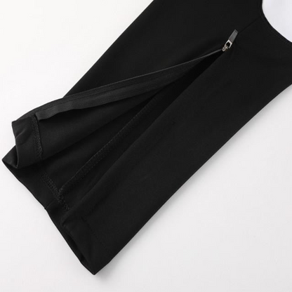 2024 Nike Black/White Half Zipper Jacket+Pants