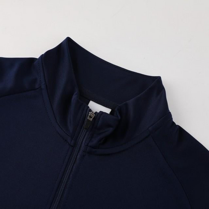 2024 Nike Navy/White Half Zipper Jacket+Pants