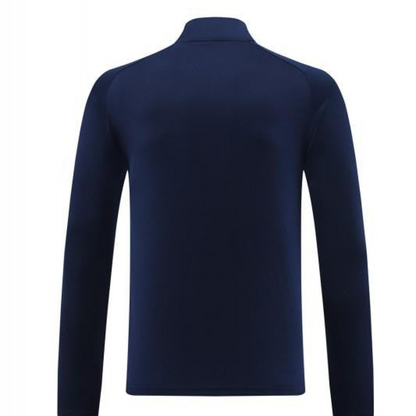 2024 Nike Navy/White Half Zipper Jacket+Pants