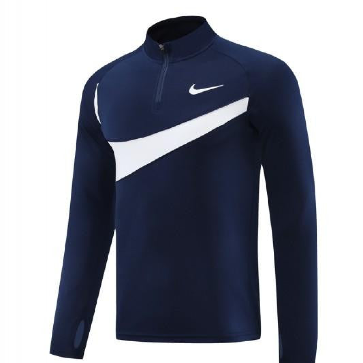 2024 Nike Navy/White Half Zipper Jacket+Pants