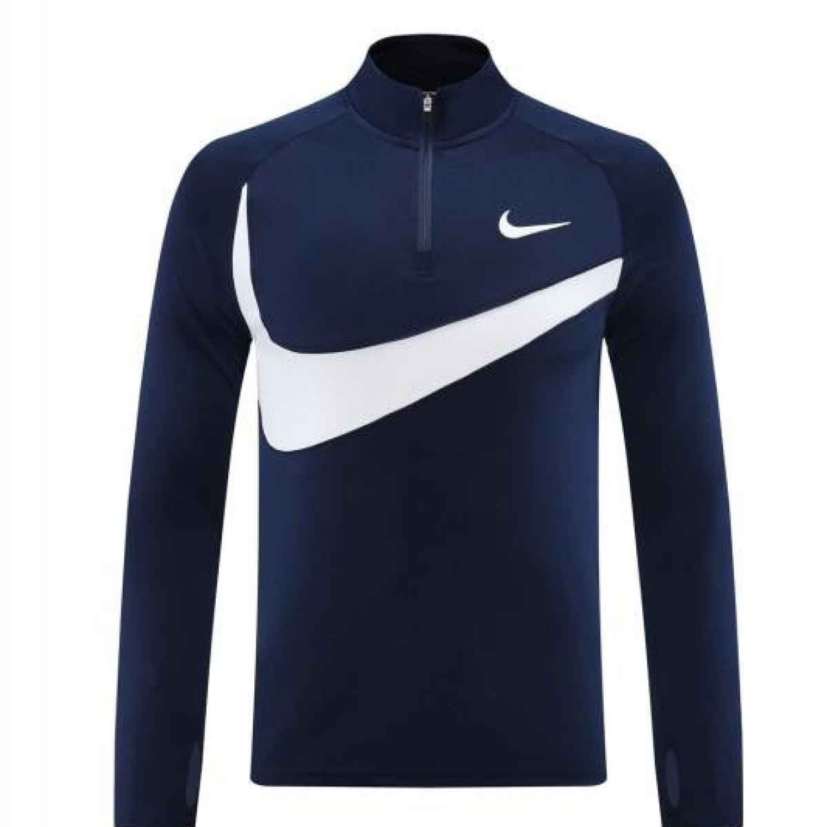 2024 Nike Navy/White Half Zipper Jacket+Pants