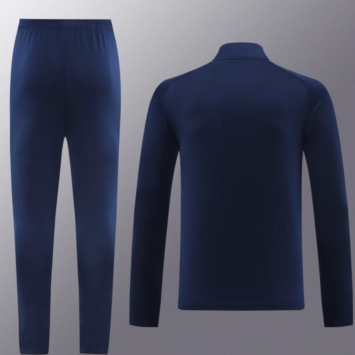 2024 Nike Navy/White Half Zipper Jacket+Pants