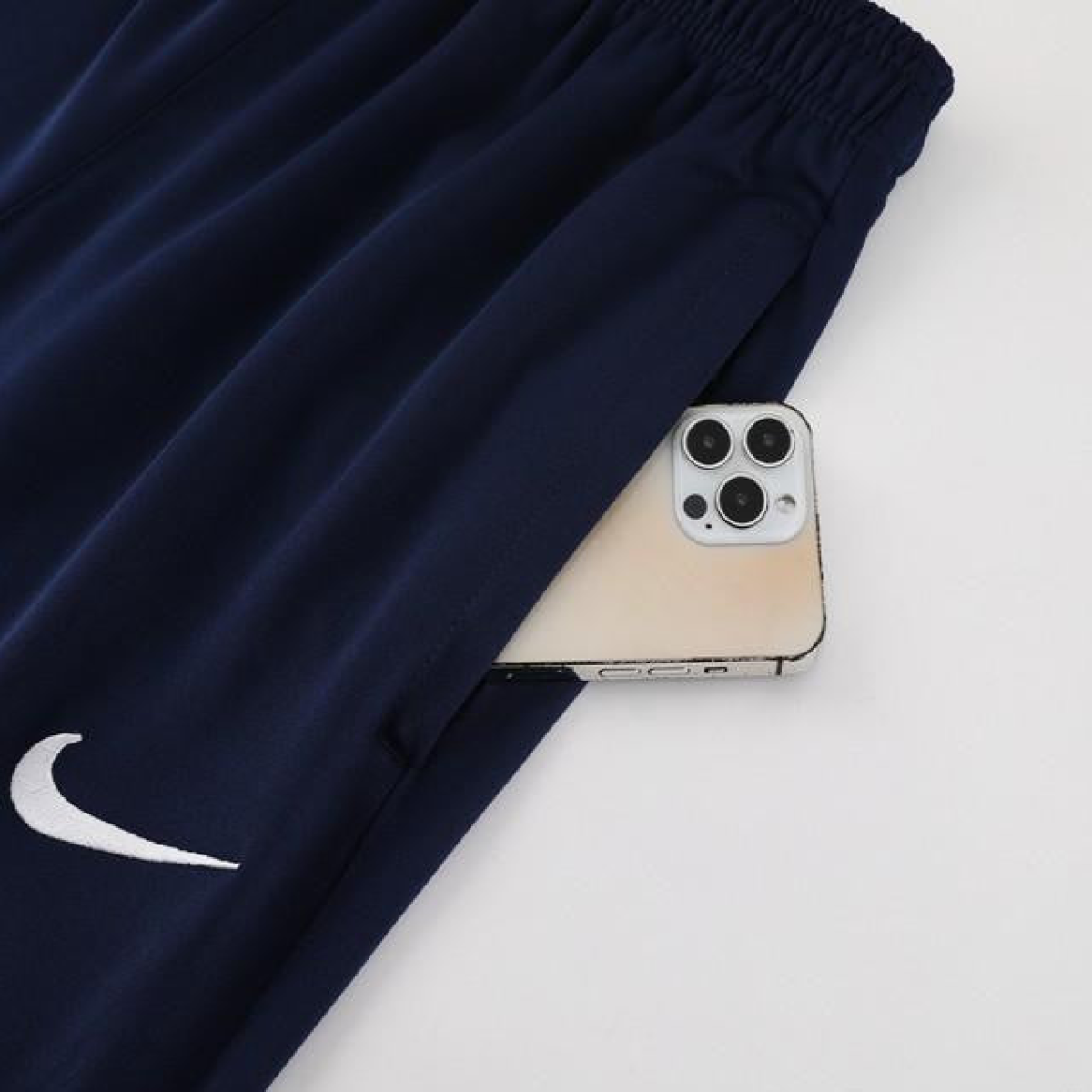 2024 Nike Navy/White Half Zipper Jacket+Pants