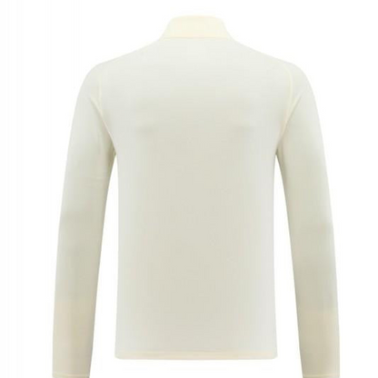2024 Nike Light Yellow/Black Half Zipper Jacket+Pants