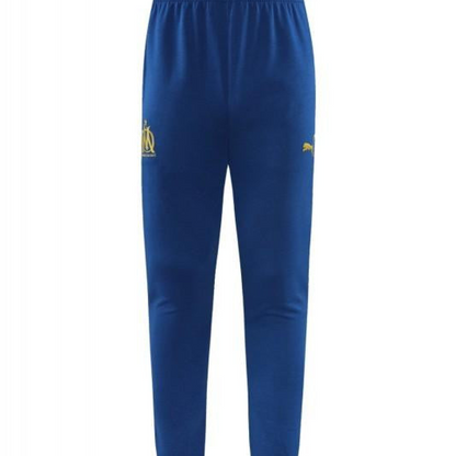23/24 Olympique Marseille Blue Full Zipper Hoodie Jacket+Pants