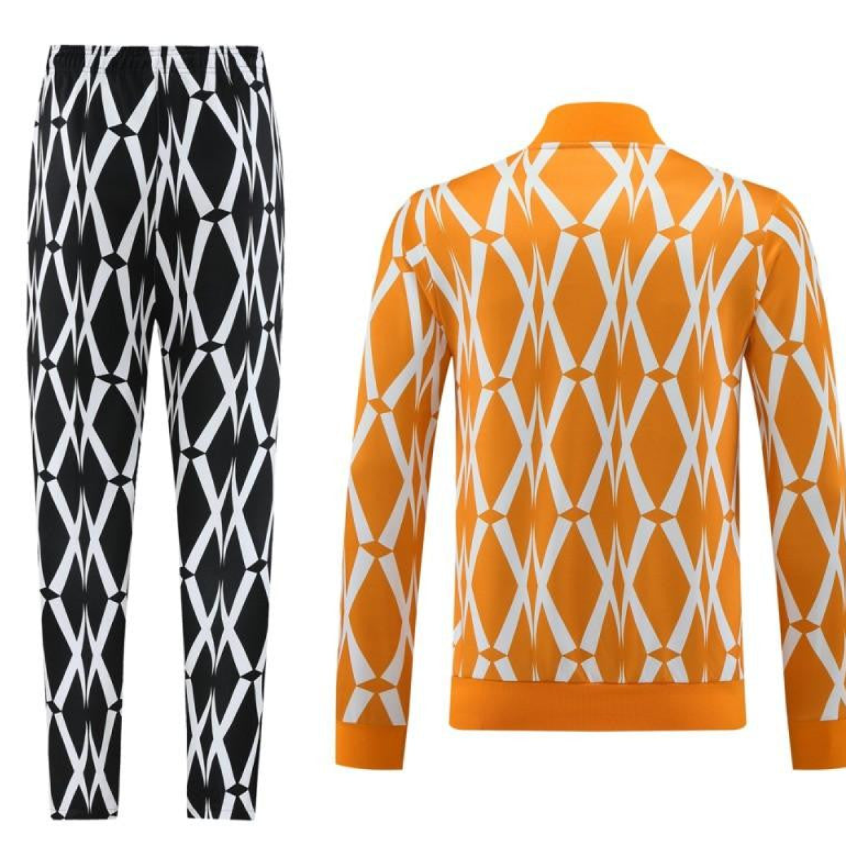 2024 Ivory Coast Orange Full Zipper Jacket+Pants