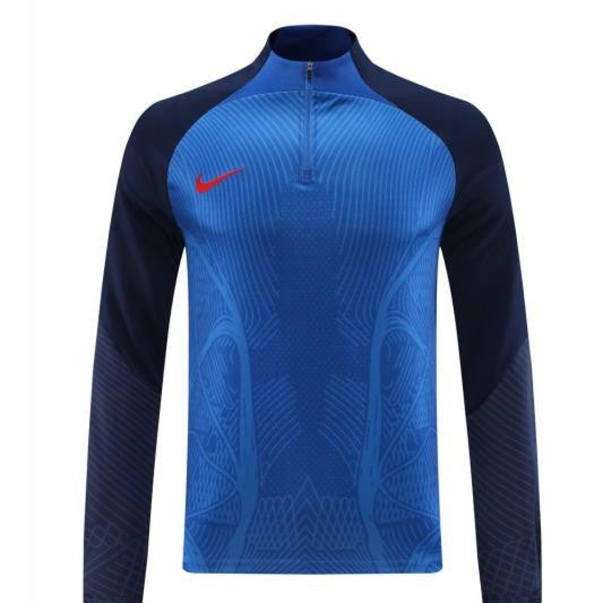 2024 Nike Blue/Navy Half Zipper Jacket+Pants