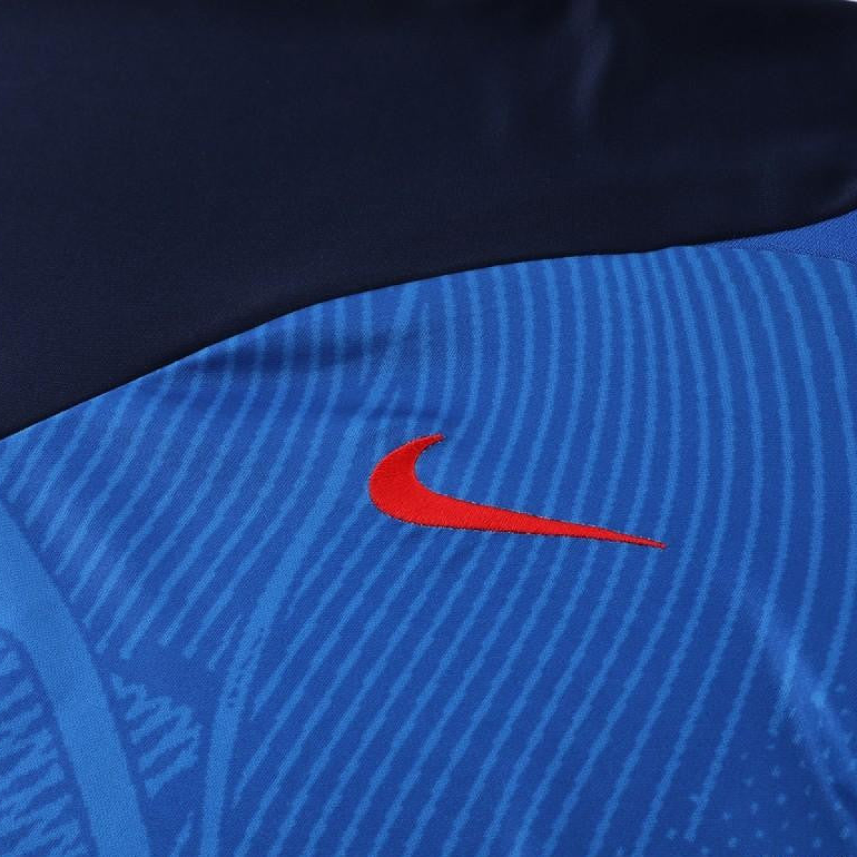 2024 Nike Blue/Navy Half Zipper Jacket+Pants