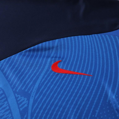 2024 Nike Blue/Navy Half Zipper Jacket+Pants