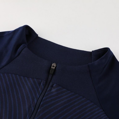 2024 Nike Navy Half Zipper Jacket+Pants