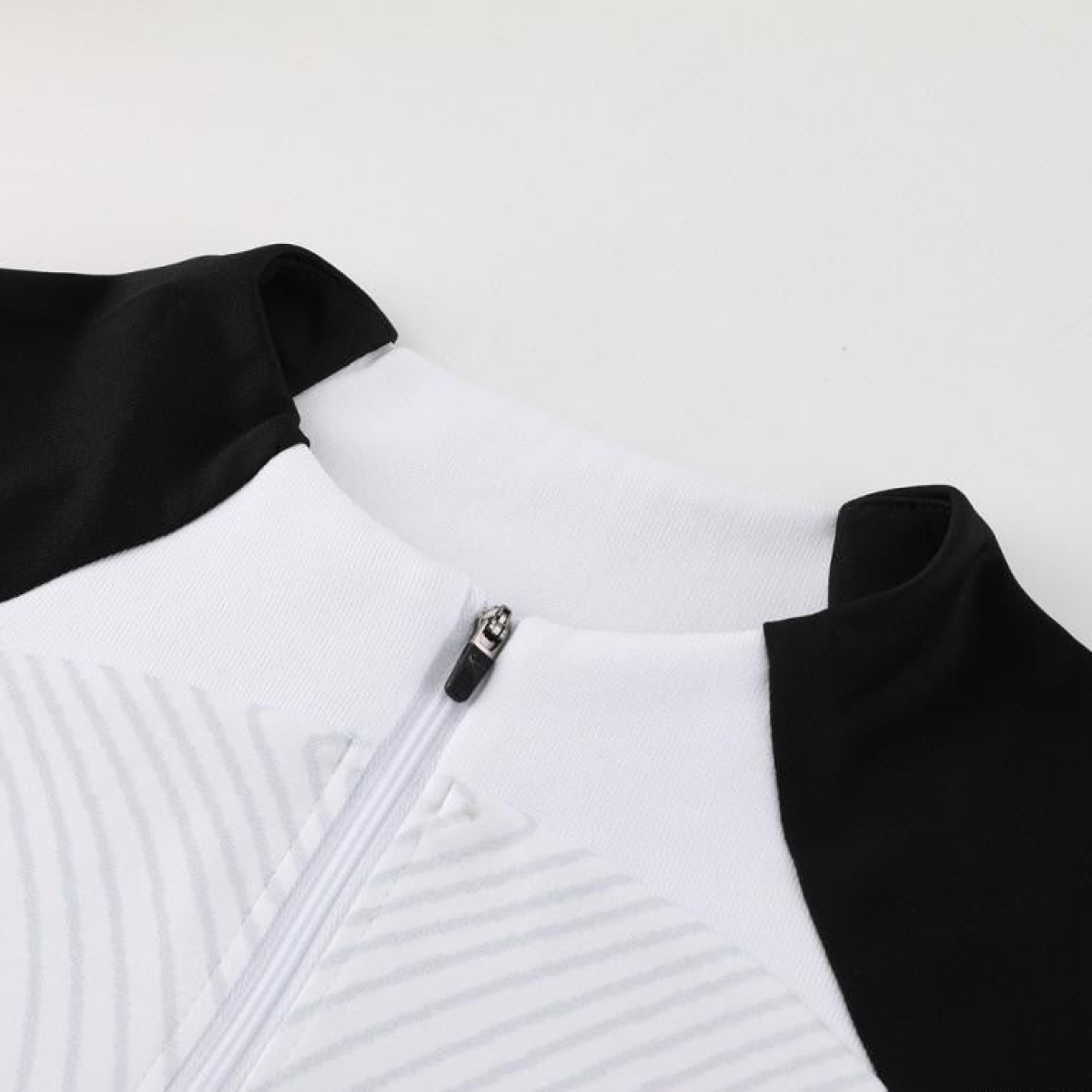 2024 Nike White/Black Half Zipper Jacket+Pants