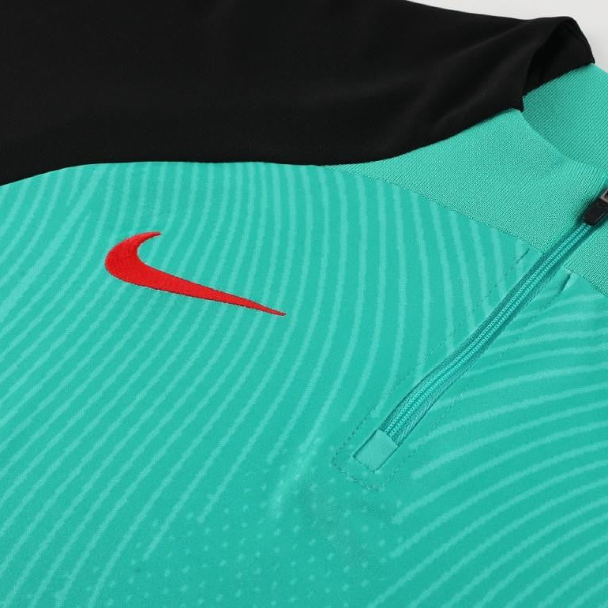 2024 Nike Green/Black Half Zipper Jacket+Pants