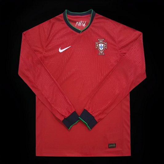 2024 Portugal Home Long Sleeve Jersey