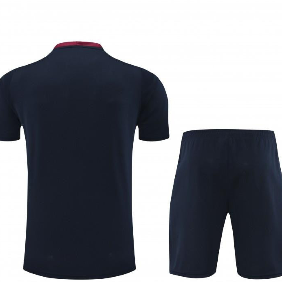 2024 England Navy Cotton Short Sleeve Jersey+Shorts