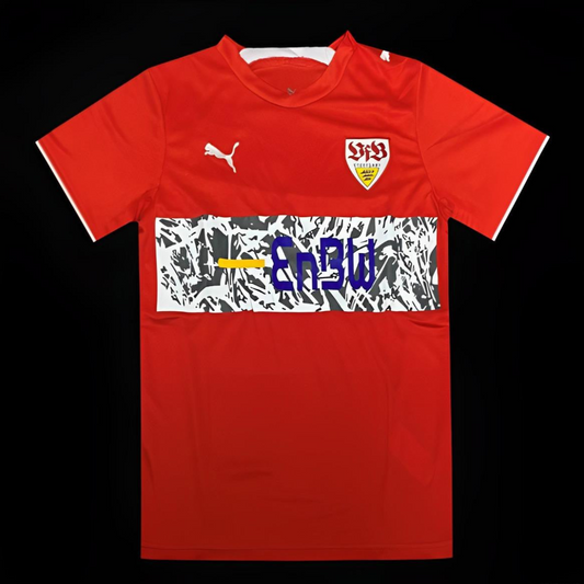 Retro 06/07 VfB Stuttgart Away Red Jersey