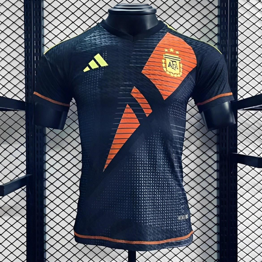 Player Version 2024 Argentina Black Goalkeeper Jersey