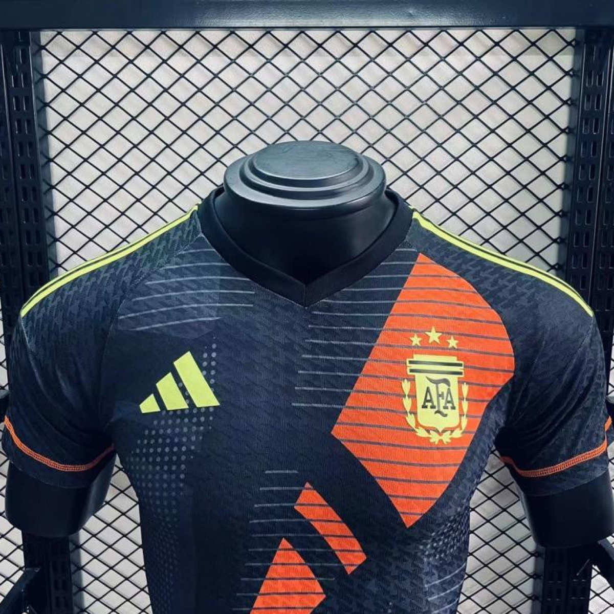 Player Version 2024 Argentina Black Goalkeeper Jersey