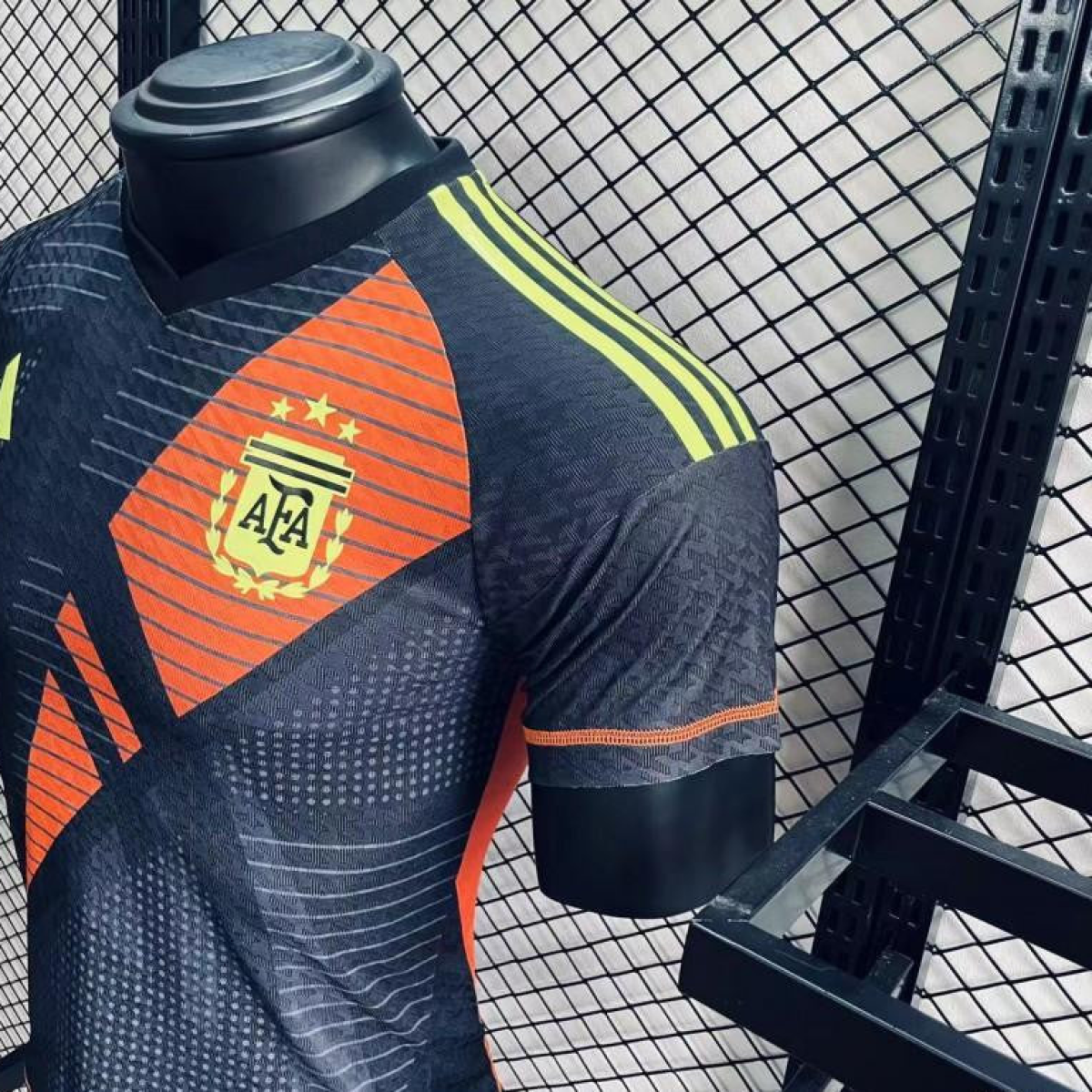 Player Version 2024 Argentina Black Goalkeeper Jersey