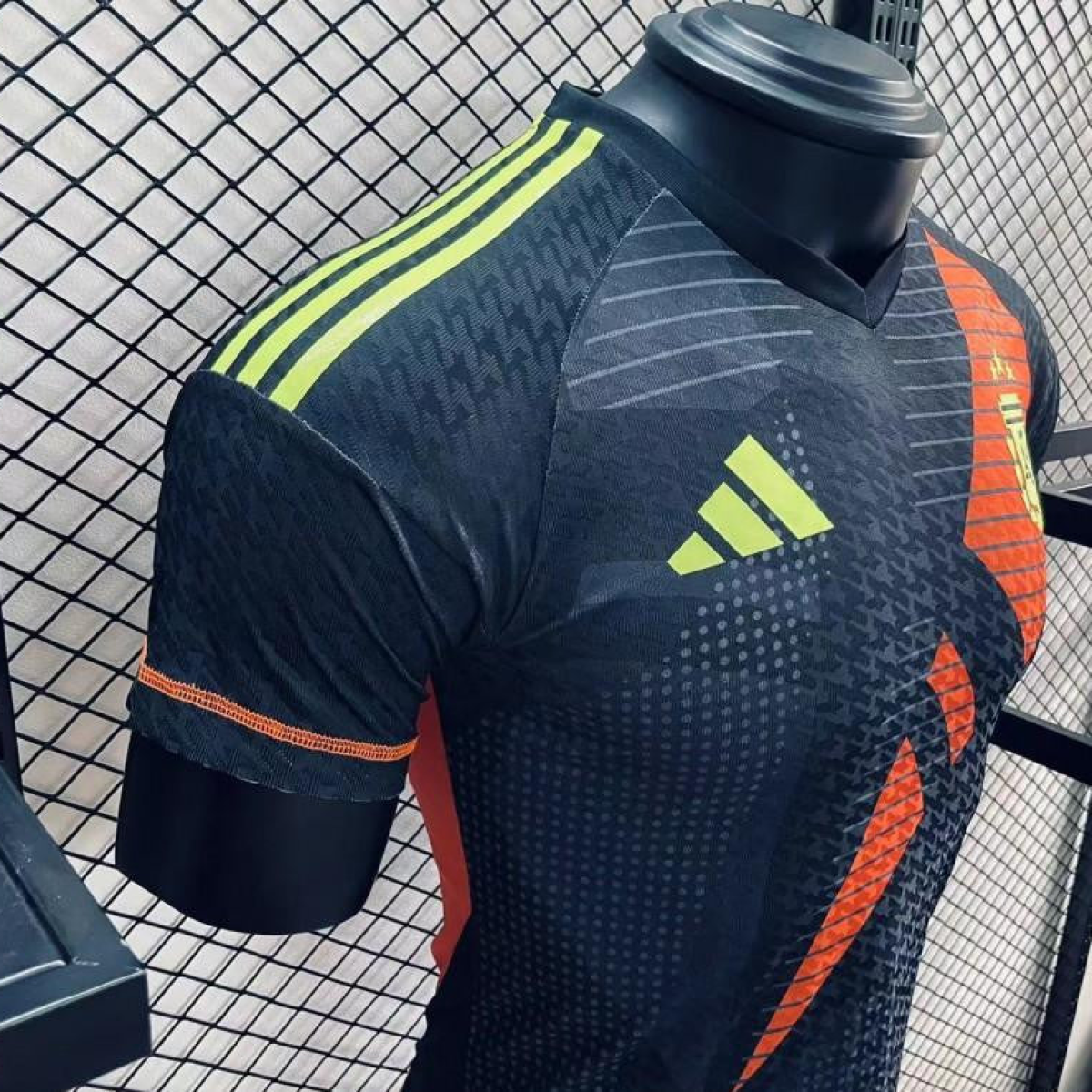 Player Version 2024 Argentina Black Goalkeeper Jersey