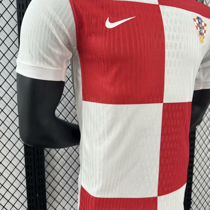Player Version 2024 Croatia Home Jersey