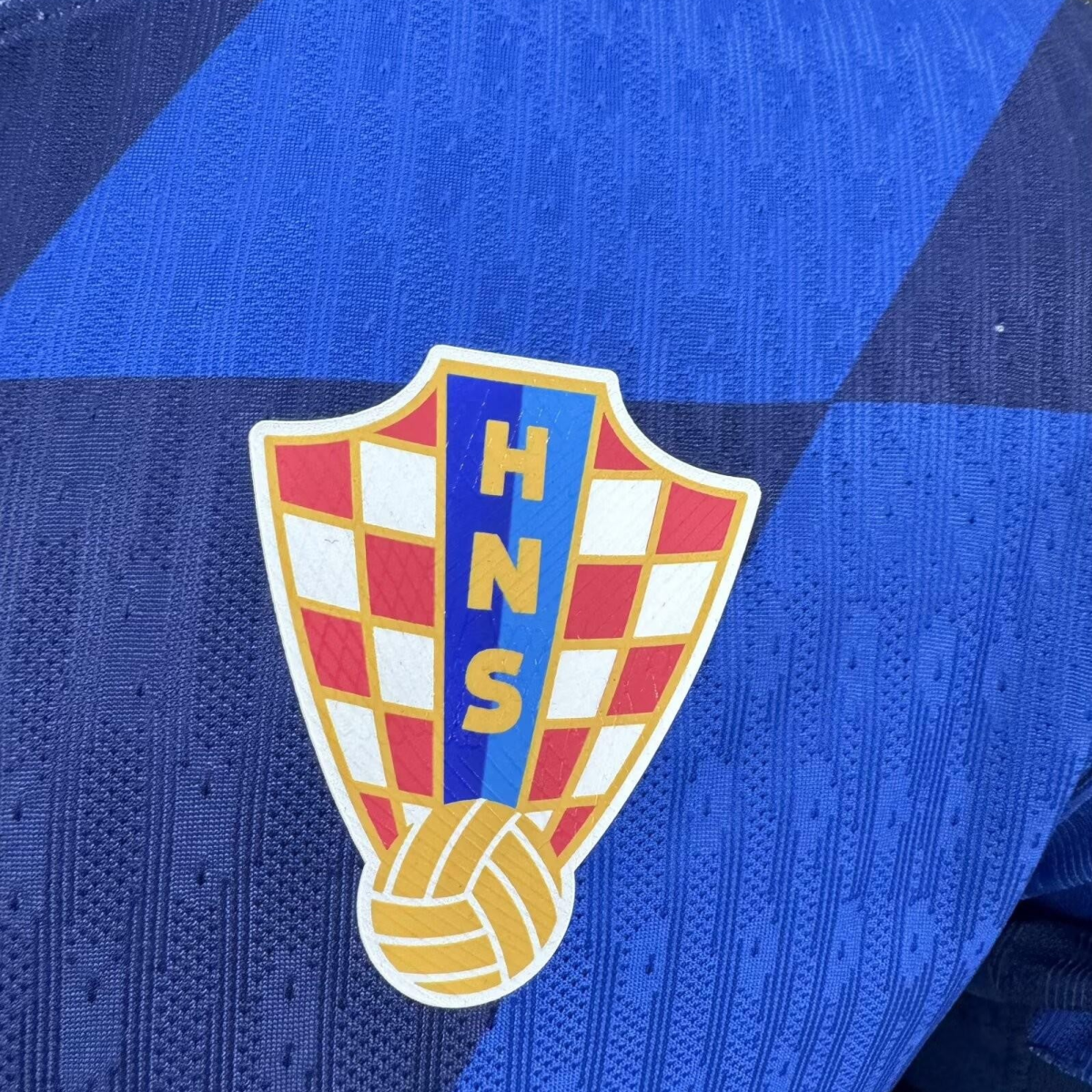 Player Version 2024 Croatia Away Blue Jersey