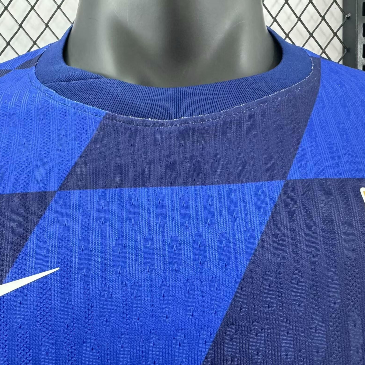 Player Version 2024 Croatia Away Blue Jersey