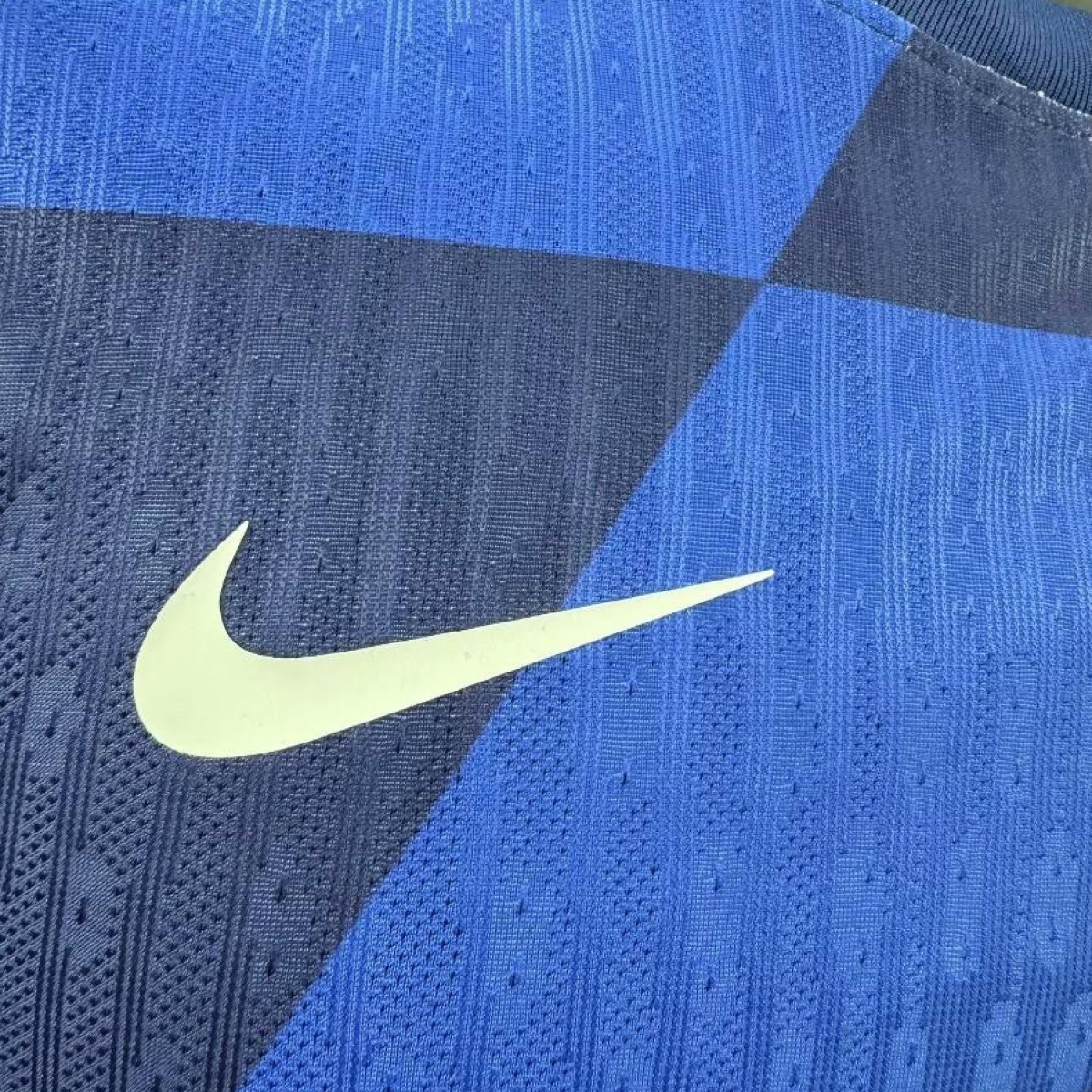 Player Version 2024 Croatia Away Blue Jersey