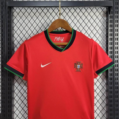 2024 Kids Portugal Home Jersey