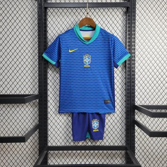 24/25 Kids Brazil Away Jersey