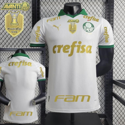 Player Version 24/25 Palmeiras Away Jersey + All Sponsors and Chest Patch