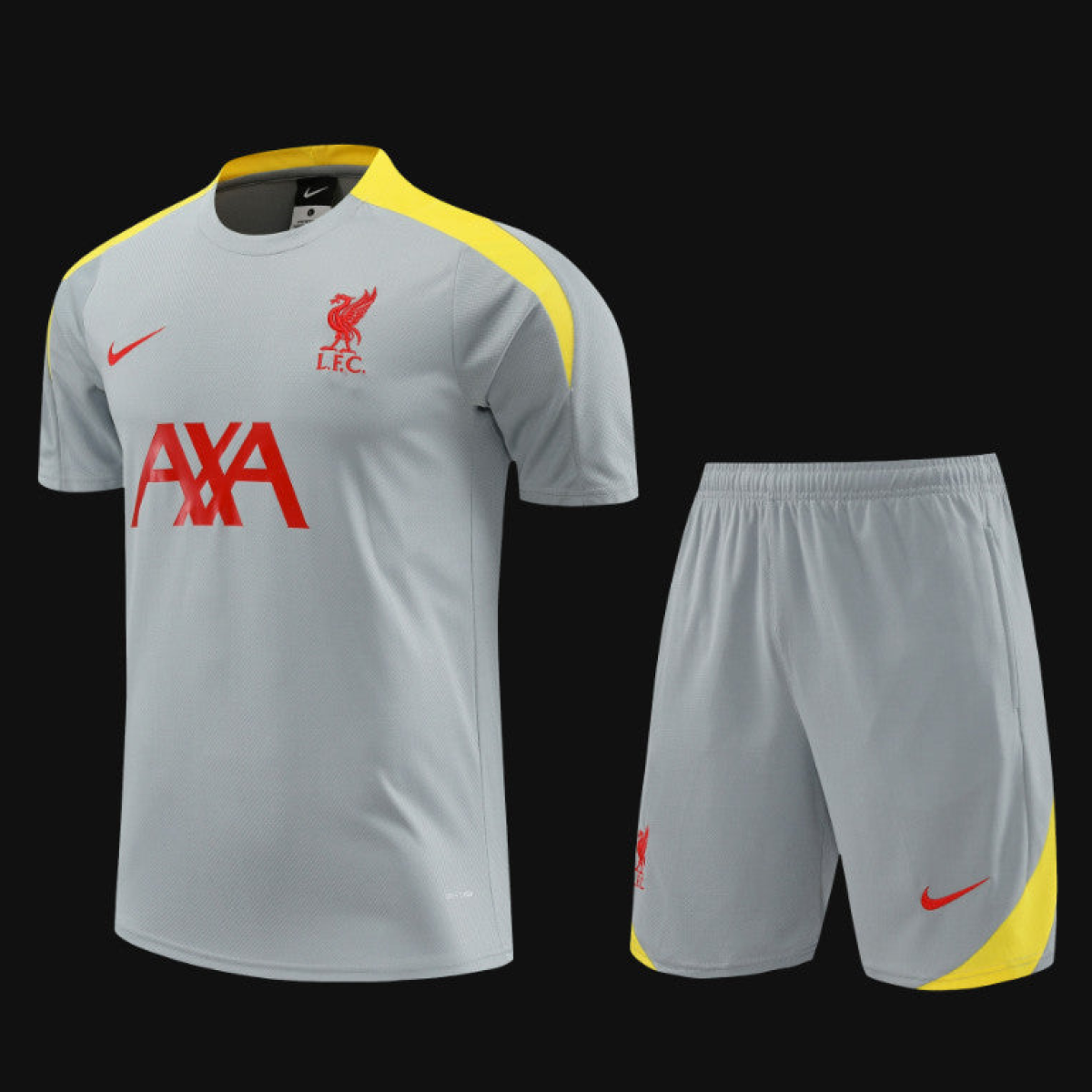 24/25 Liverpool Grey Short Sleeve Jeresy+Shorts