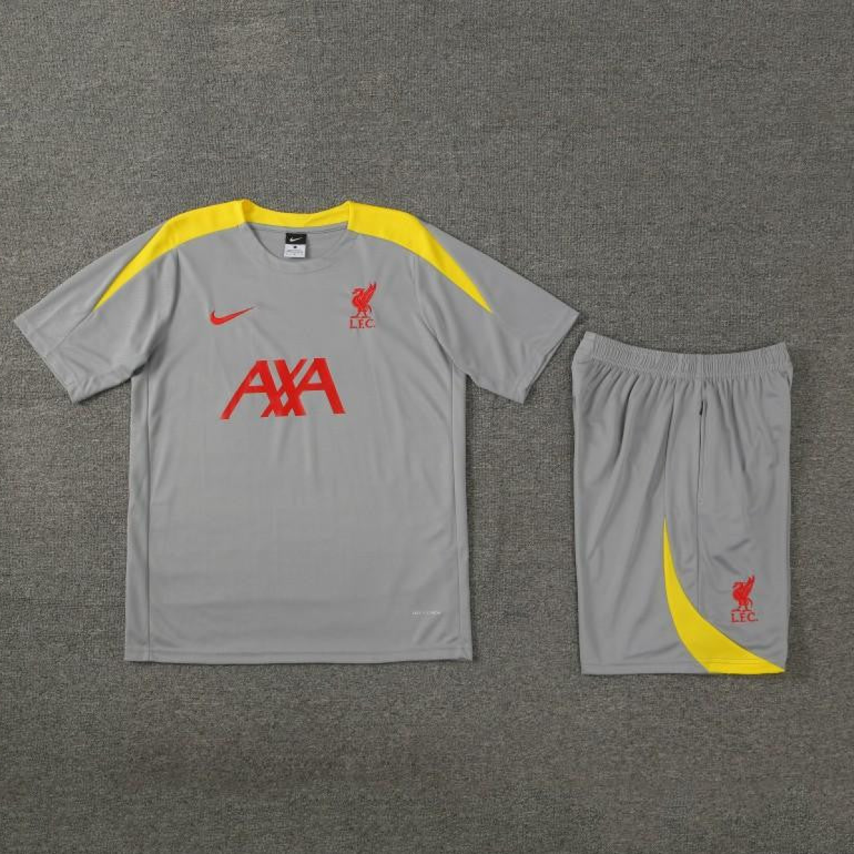 24/25 Liverpool Grey Short Sleeve Jeresy+Shorts