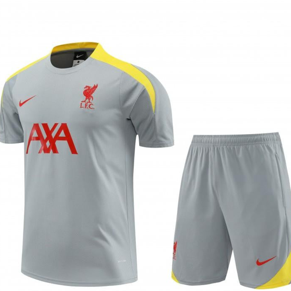 24/25 Liverpool Grey Short Sleeve Jeresy+Shorts