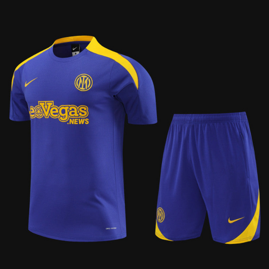 24/25 Inter Milan Blue Short Sleeve Jeresy+Shorts