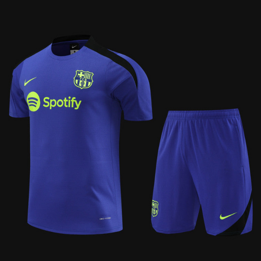 24/25 Barcelona Blue Short Sleeve Jeresy+Shorts