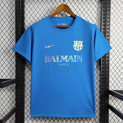 24/25 Barcelona x Balmain  Blue Training Jersey