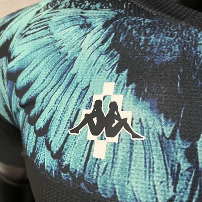 Player Version 20/21 Kappa X Marcelo Burlon Napoli Black Jersey