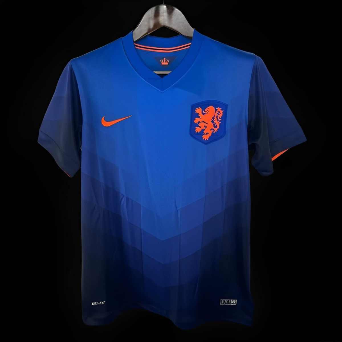 Retro 2014 Netherlands Away Blue Jersey
