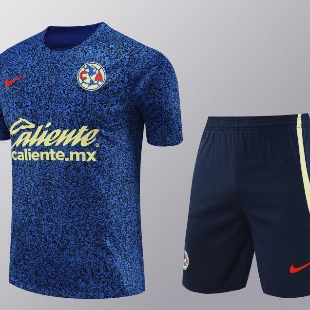 24/25 Club America Navy Vest Short Sleeve Jeresy+Shorts