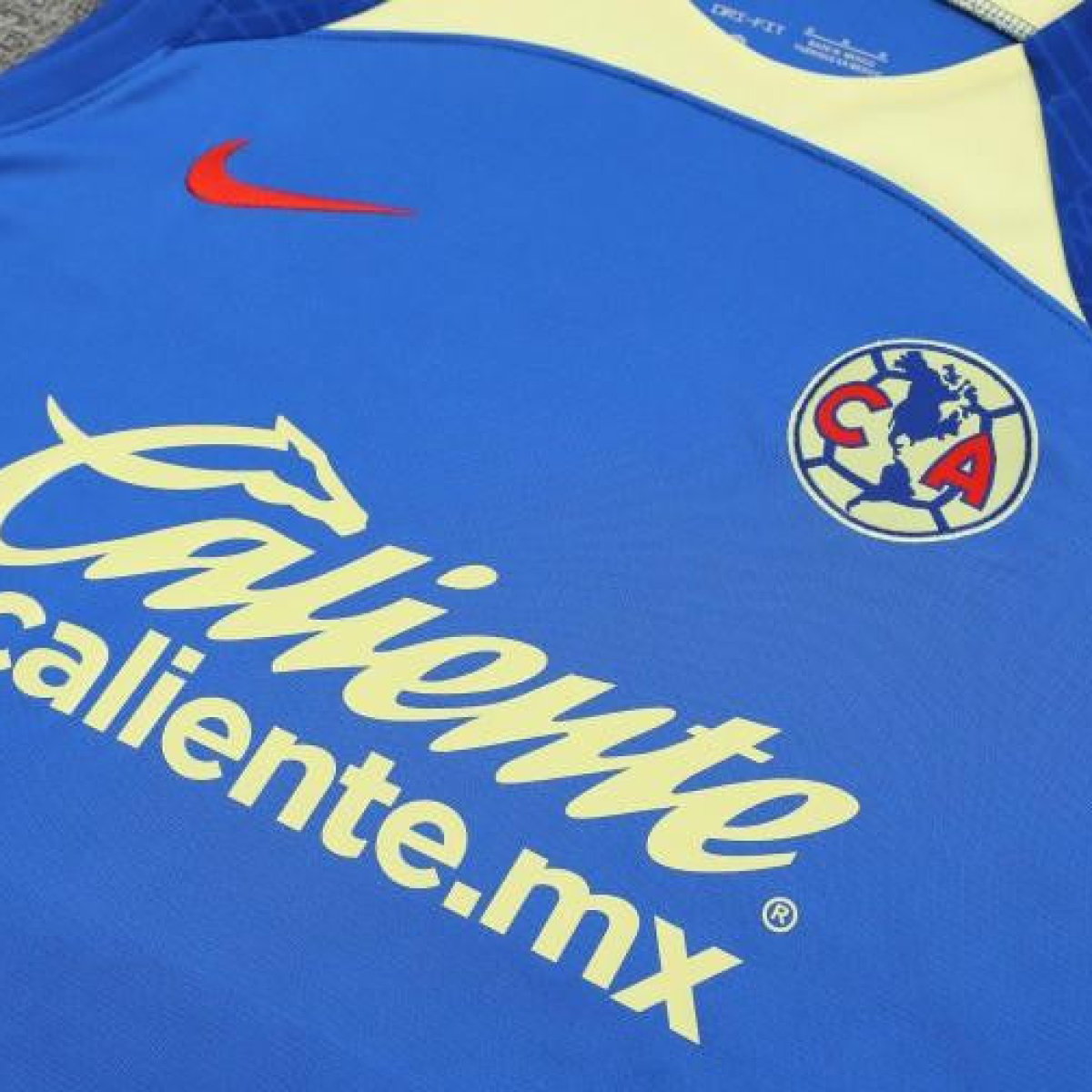 24/25 Club America Blue/Yellow Vest Jeresy+Shorts
