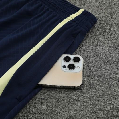 24/25 Club America Blue/Yellow Vest Jeresy+Shorts