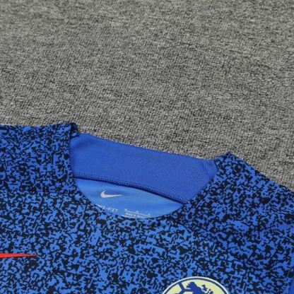 24/25 Club America Blue Vest Jeresy+Shorts
