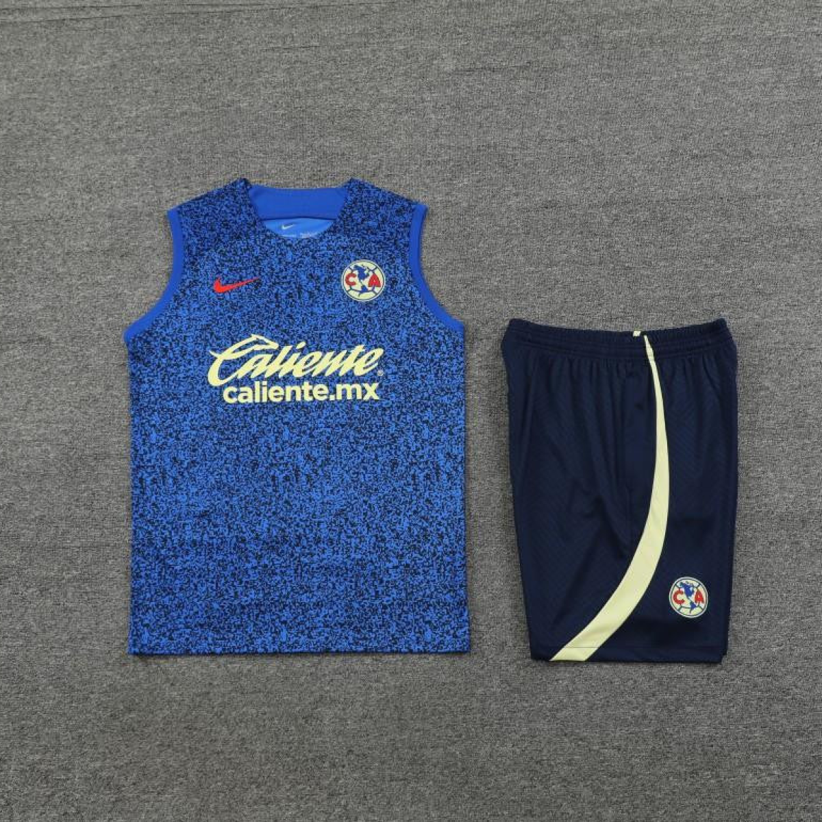24/25 Club America Blue Vest Jeresy+Shorts