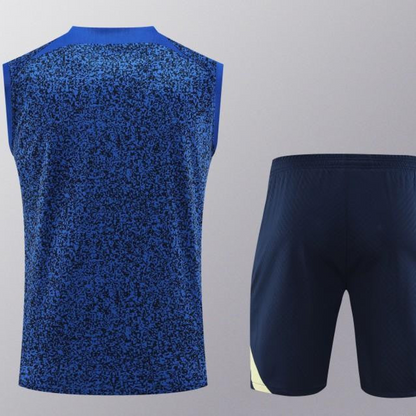 24/25 Club America Blue Vest Jeresy+Shorts