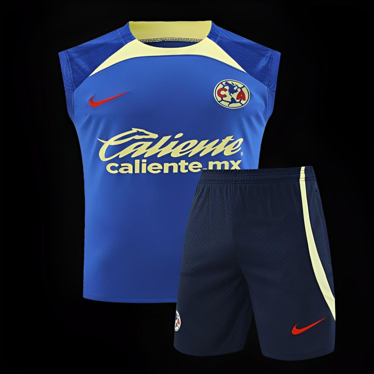 24/25 Club America Blue Vest Jeresy+Shorts