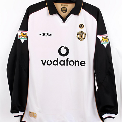 Retro 01/02 Manchester United Third Centenary Long Sleeve Reversible Jersey