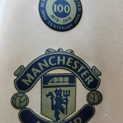 Retro 01/02 Manchester United Third Centenary Long Sleeve Reversible Jersey