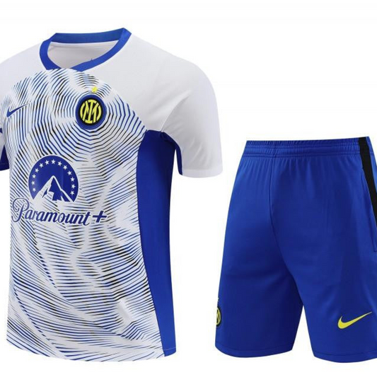 24/25 Inter Milan White Short Sleeve Jeresy+Shorts