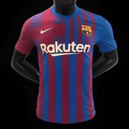Player Version 21/22 Retro Barcelona Home Jersey