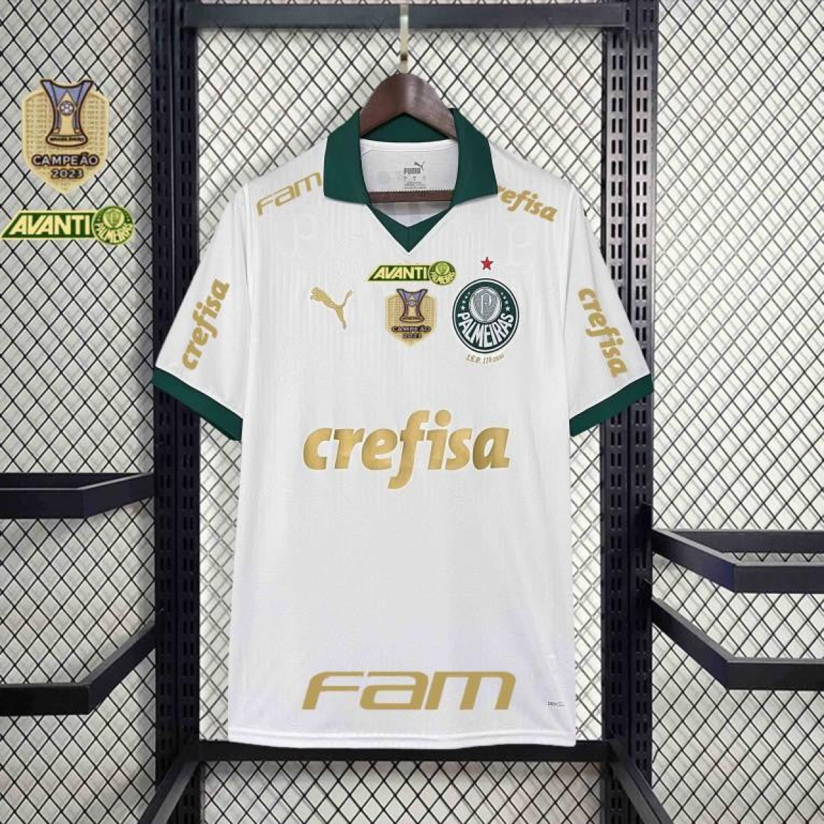 24/25 All Sponsor Palmeiras Away White Jersey With All Sponsor